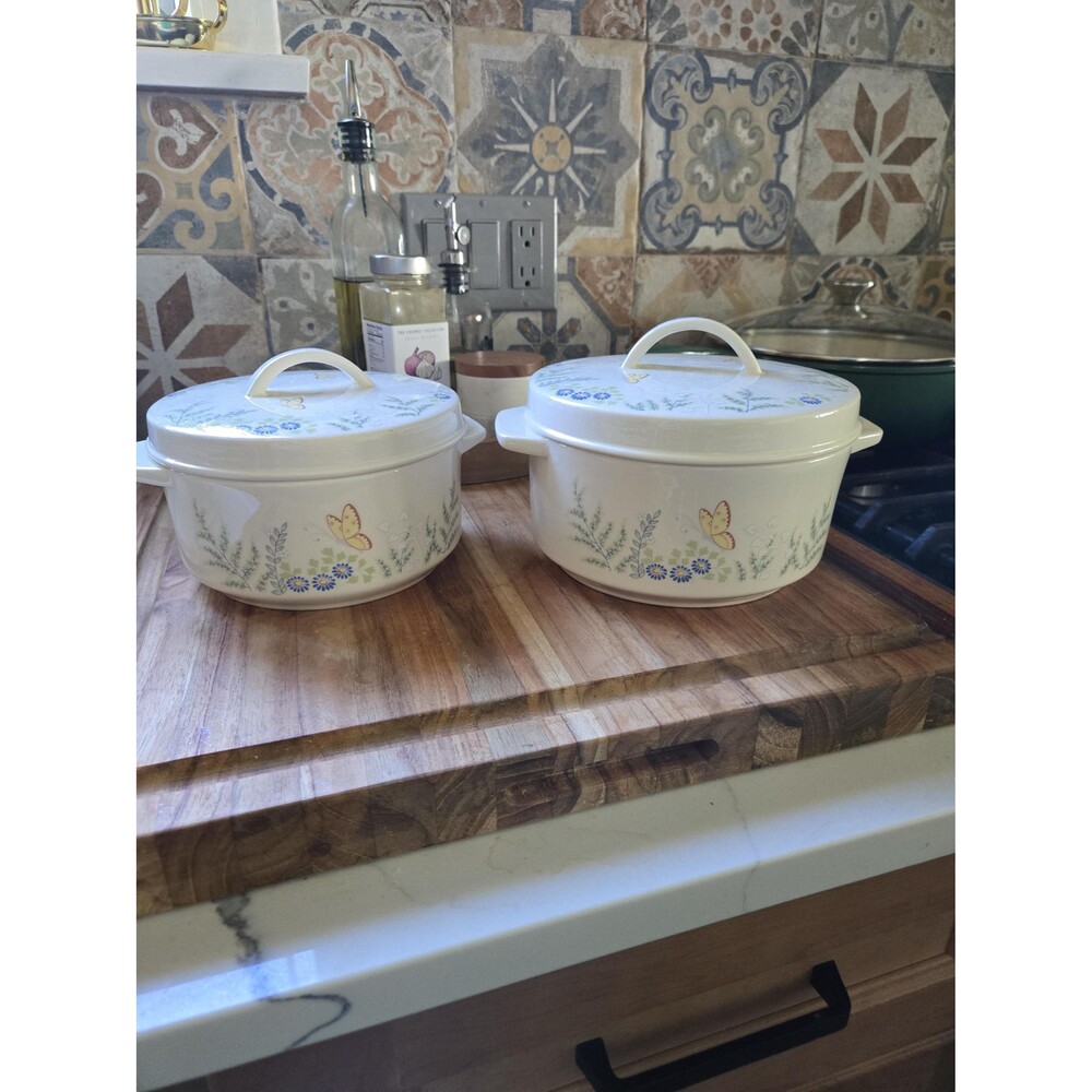 vintage Lenox casserole dishes. Cinderella collection retired